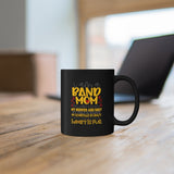Band Mom - Fancy - Gold - 11oz Black Mug