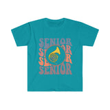 Senior Retro - French Horn - Unisex Softstyle T-Shirt
