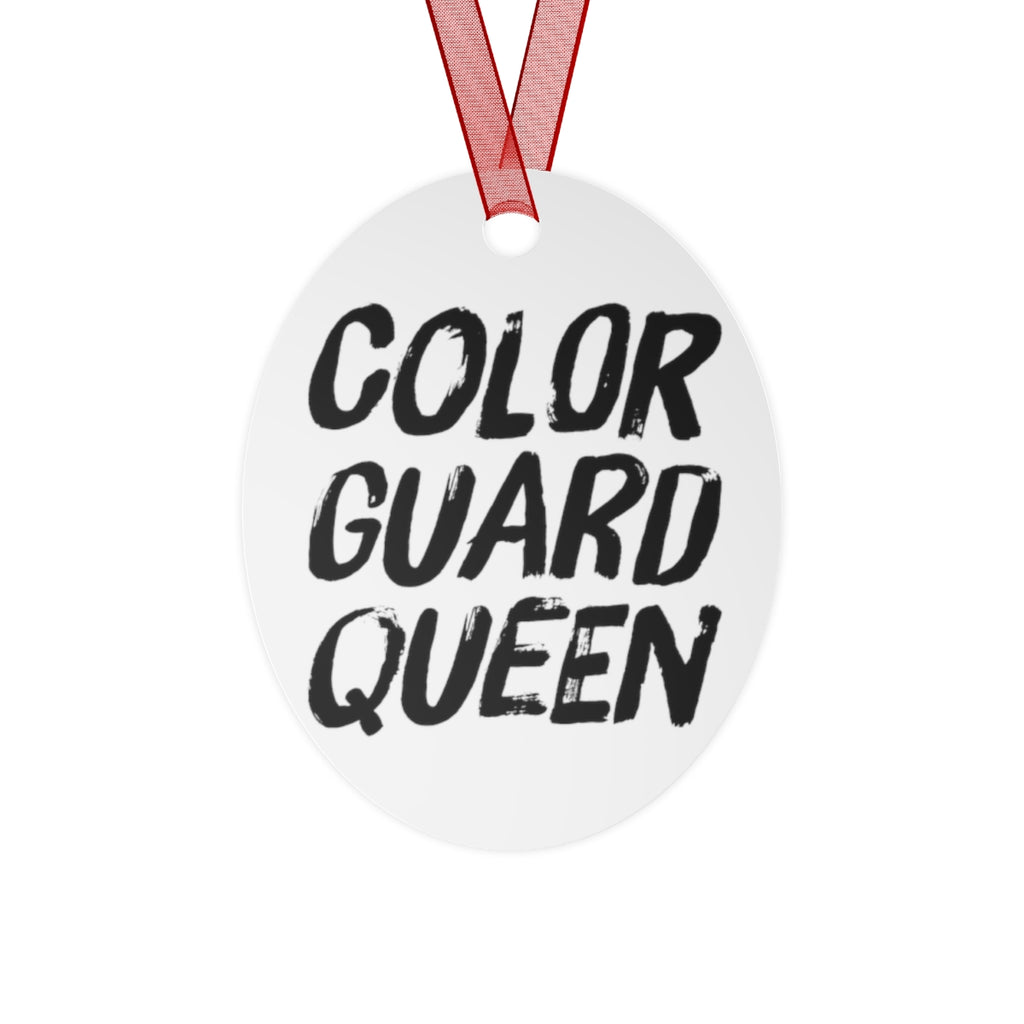 Color Guard Queen 9 - Metal Ornament