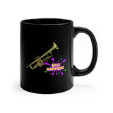 Spit Happens - Trumpet 2 - 11oz Black Mug
