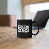 Senior 2023 - White Lettering - Bassoon - 11oz Black Mug