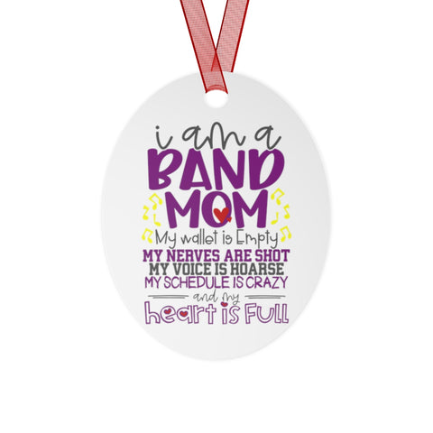 Band Mom - Fancy - Purple - Modern Ornament