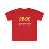 Oboe - Tears - Unisex Softstyle T-Shirt