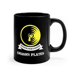 Smashy Plates - Indoor Percussion - 11oz Black Mug