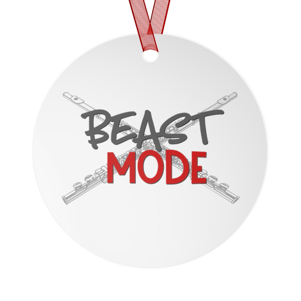 Beast Mode - Flute - Metal Ornament
