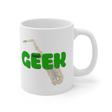 Band Geek - Alto Sax - 11oz White Mug