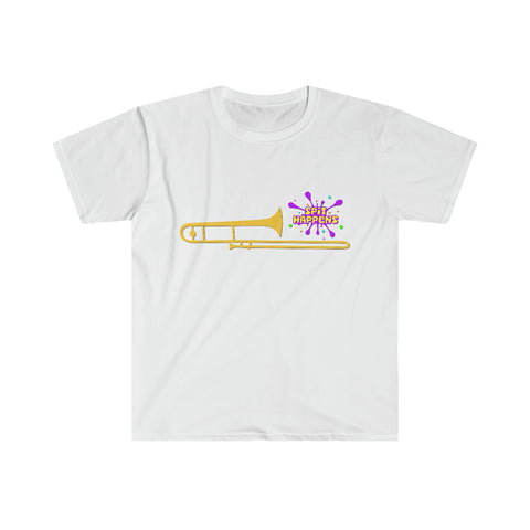 Spit Happens - Trombone 2 - Unisex Softstyle T-Shirt