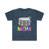 Band Mom - Tie Dye - Snare Drum - Unisex Softstyle T-Shirt