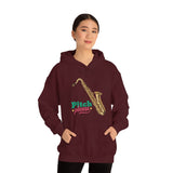 [Pitch Please] Tenor Saxophone - Unisex Heavy Blend™ Hooded Sweatshirt