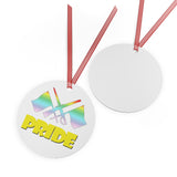 Pride - Color Guard - Rainbow - Metal Ornament