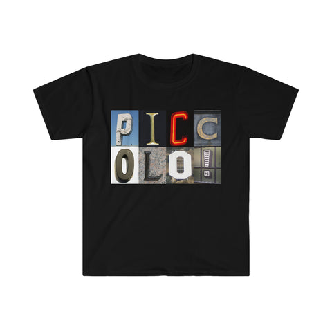 Piano - Artsy Alphabet - Unisex Softstyle T-Shirt