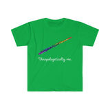 Unapologetically Me - Rainbow - Flute - Unisex Softstyle T-Shirt