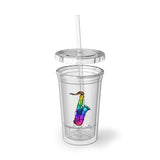 Unapologetically Me - Rainbow - Tenor Sax - Suave Acrylic Cup