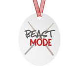 Beast Mode - Drumsticks - Metal Ornament