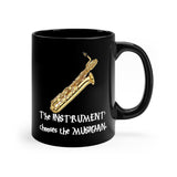 Instrument Chooses - Bari Sax 2 - 11oz Black Mug