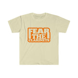 Fear The Clarinets - Orange - Unisex Softstyle T-Shirt