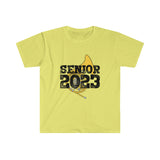 Senior 2023 - Black Lettering - French Horn - Unisex Softstyle T-Shirt