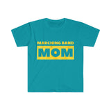 Marching Band Mom - Yellow - Unisex Softstyle T-Shirt