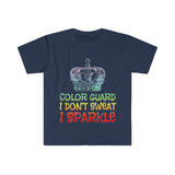 Color Guard - I Don't Sweat, I Sparkle 5 - Unisex Softstyle T-Shirt