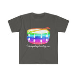 Unapologetically Me - Rainbow - Snare Drum - Unisex Softstyle T-Shirt