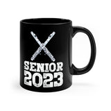 Senior 2023 - White Lettering - Piccolo - 11oz Black Mug
