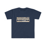 Marching Band Director - Tan Notes - Unisex Softstyle T-Shirt