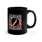 Senior Retro - Bari Sax - 11oz Black Mug