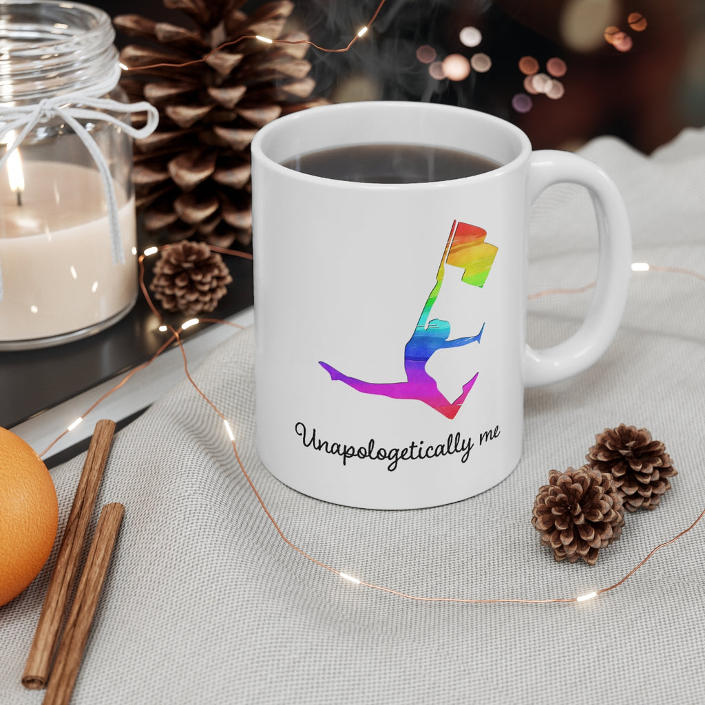 Unapologetically Me - Rainbow - Color Guard 5 - 11oz White Mug