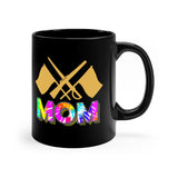 Band Mom - Color Guard 2 - 11oz Black Mug