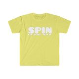 SPIN. Eat. Sleep. Repeat 3 - Color Guard - Unisex Softstyle T-Shirt