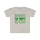 Band Director - Retro - Green - Unisex Softstyle T-Shirt