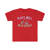 Plays Well With Others - Cymbals - Unisex Softstyle T-Shirt