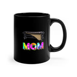 Band Mom - Tie Dye - Marimba - 11oz Black Mug