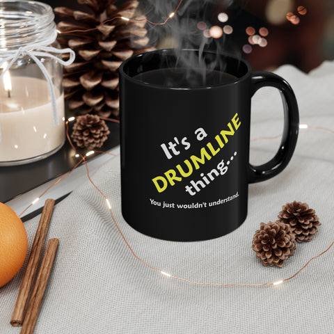 Drumline Thing - 11oz Black Mug