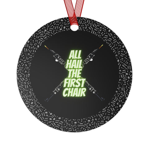 All Hail The First Chair - Oboe - Metal Ornament