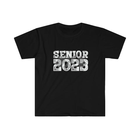 Senior 2023 - White Lettering - Color Guard 3 - Unisex Softstyle T-Shirt