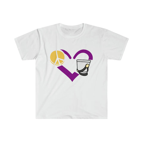 Peace, Love and Marching Band - Unisex Softstyle T-Shirt