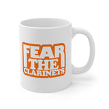 Fear The Clarinets - Orange - 11oz White Mug