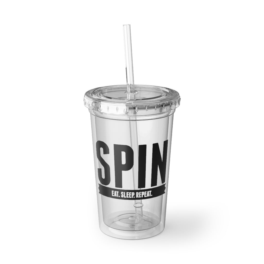 SPIN. Eat. Sleep. Repeat 7 - Color Guard - Suave Acrylic Cup