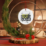 Senior 2023 - Black Lettering - Timpani - Metal Ornament