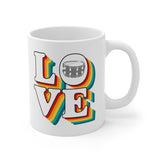 LOVE - Snare - 11oz White Mug