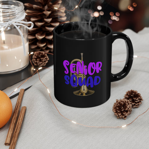 Senior Squad - Mellophone - 11oz Black Mug