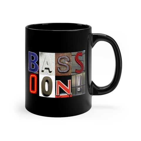 Bassoon - Artsy Alphabet - 11oz Black Mug