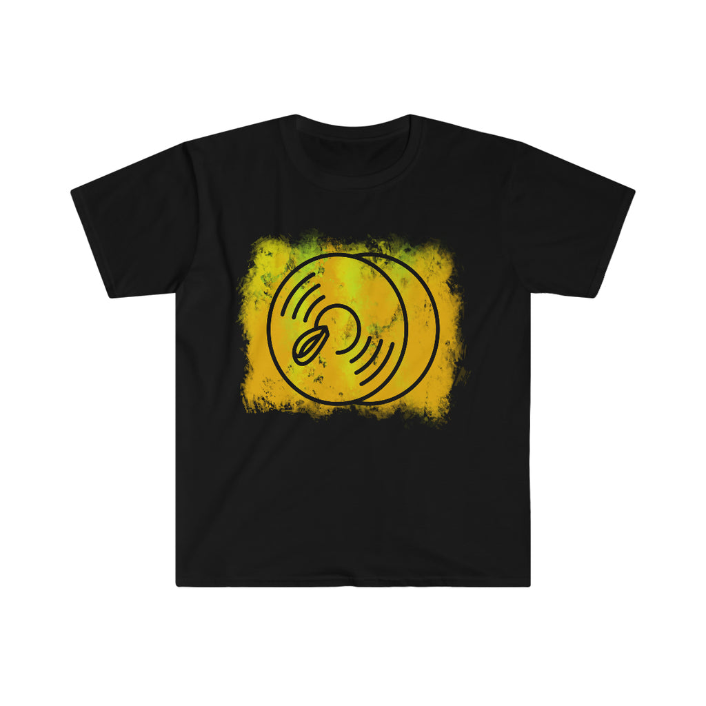 Vintage Yellow Cloud - Cymbals - Unisex Softstyle T-Shirt