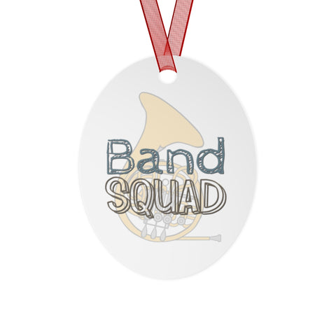 Band Squad - French Horn - Metal Ornament