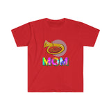 Band Mom - Tie Dye - Tuba - Unisex Softstyle T-Shirt