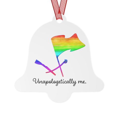 Unapologetically Me - Rainbow - Color Guard 1 - Metal Ornament