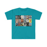 Color Guard Director - Artsy Alphabet - Unisex Softstyle T-Shirt
