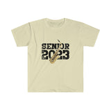 Senior 2023 - Black - Alto Sax - Unisex Softstyle T-Shirt