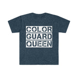 Color Guard Queen - White - Unisex Softstyle T-Shirt